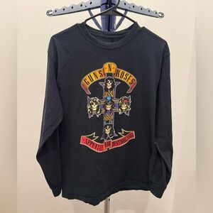 Men’s Guns N Roses Appetite For Destruction Long Sleeve T-Shirt Size Medium